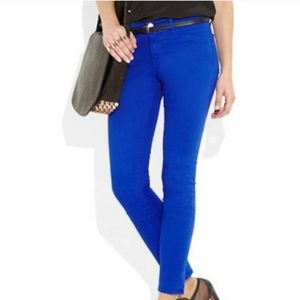 J Brand Royal Blue Skinny Jeans